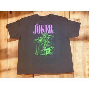The Joker Supervillan Graphic Tee Women's Size 3X Black Short Sleeve‎ NWOT